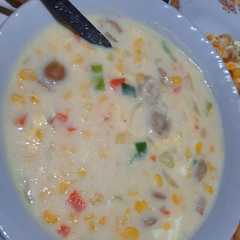 รูปของ Krim soup with milk