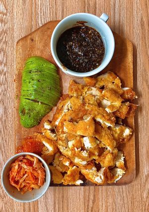 Hình của món Gà Sốt Tiêu Đen cực chill siêu dễ làm.