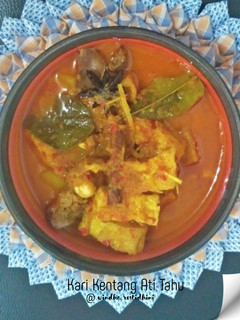 Foto resep Kari Kentang Ati Tahu