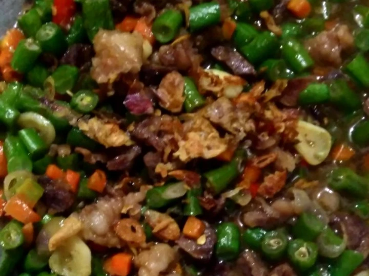 Cara Mudah Membuat Resep Asem asem buncis tetelan pedas yang Bisa Manjain Lidah