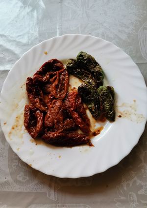 Foto di Friggitelli più pomodori secchi