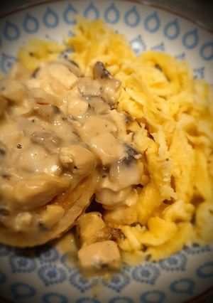 Une photo de Vol-au-vent au poulet
