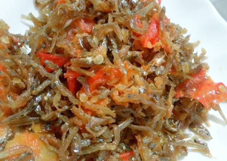 Cara membuat Sambal teri kriuk gurih