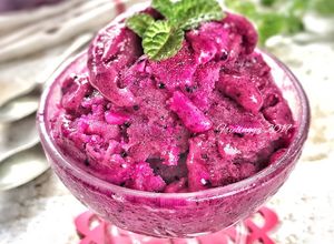 Foto resep Banana - dragon fruit ice cream 🍦🍦