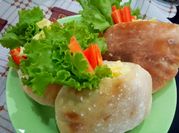 Gambar pita bread veggies