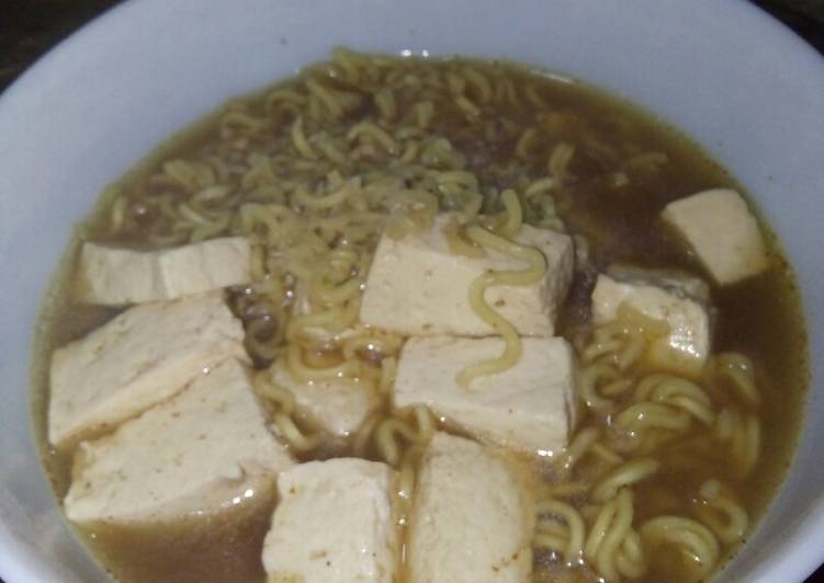 Indomie tahu asam sunti