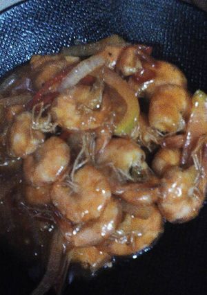 Foto resep Udang Asam Manis