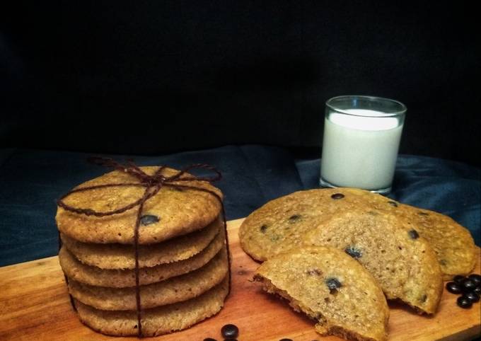 Chewy Mocha Chocochips Cookies