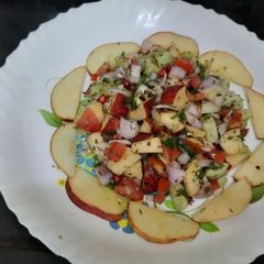 Apple Chatpata mix veg salad A picture of Apple Chatpata mix veg salad.