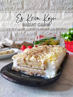 Foto resep Es Krim Keju Biskuit Gabin