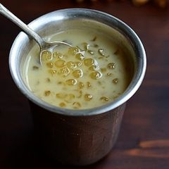 A picture of Javvarisi Paayasam/ Sabudana Kheer (Sago Dessert).