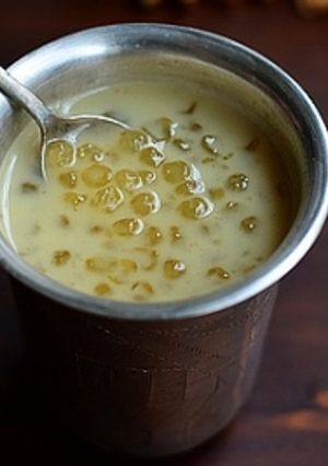 A picture of Javvarisi Paayasam/ Sabudana Kheer (Sago Dessert).