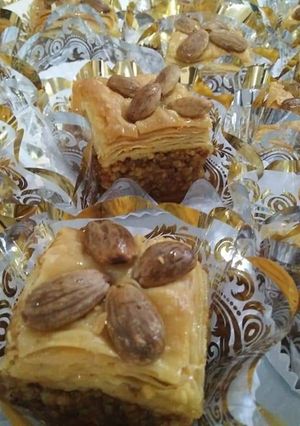 صورة لوصفة بقلاوة