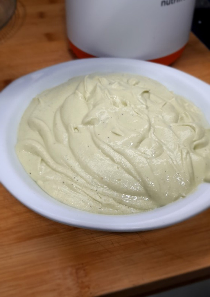 Una foto de Queso crema de aguacate