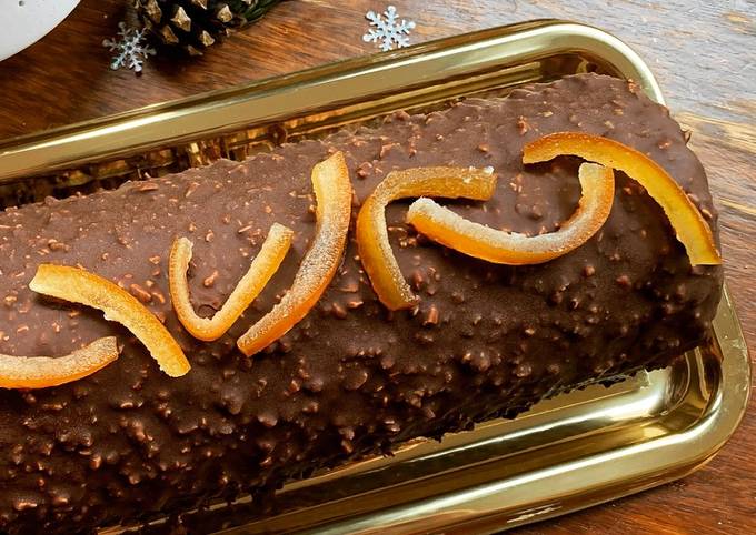 Comment faire Faire Parfait ☆Bûche Chocolat/Orange☆