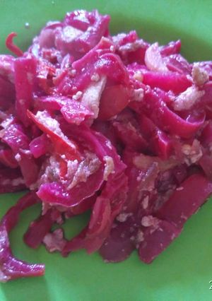 Foto resep Tumis kulit buah naga