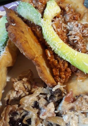 A picture of Chalupa-Joes or Sloppy Chalupas.