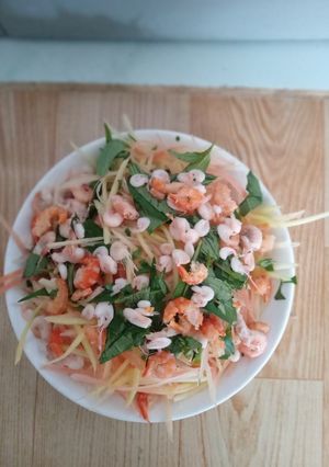 Hình của món Gỏi đu đủ tép🍐🍐🦐🦐.