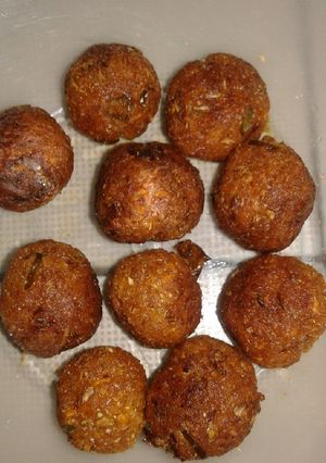 A picture of Vegetable bombs.