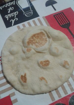 Una foto de Pan pita al sartén