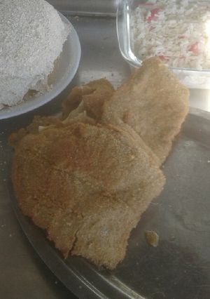 Una foto de Milanesa de calamar 👍