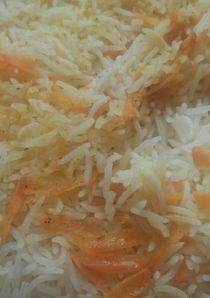 صورة لوصفة أرز بالجزر