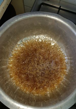 A picture of Kaimati syrup.