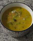 Sopa Cremosa de Brócoli, Zanahoria y Pollo 🥦🥕