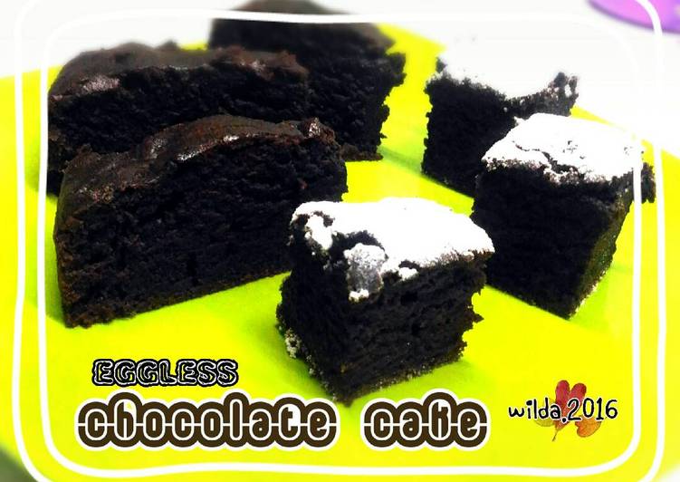 Eggless Chocolate Cake (super moist, no mixer) #pr_olahancoklat