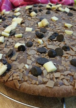 Φωτογραφία της συνταγής Πίτσα σοκολάτας!!!!🍫