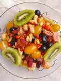 ยำกีวีเบอร์รี่ส์ 🥝 🫐 / Spicy kiwi & mixed berries salad 🥗