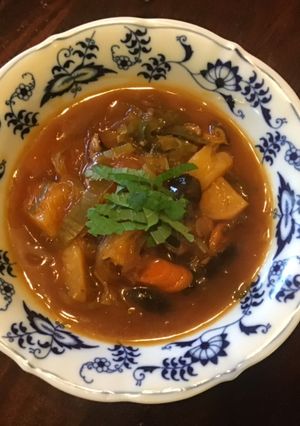A picture of California Farm Pineapple Tomato Soup.
