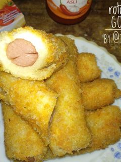 Foto resep Roti sosis goreng