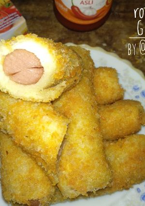 Foto resep Roti sosis goreng