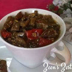 A picture of Green Chillies and Tamarind Pickle.