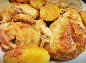 Foto principal de Pollo entero asado al horno