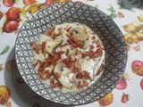 Vellutata di Funghi con Patate Rosse e Briciole di Speck Croccante