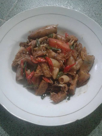 Cara Simple Membuat Resep  Tumis cumi asin yang Lezat Sekali, Bisa Manjain Lidah