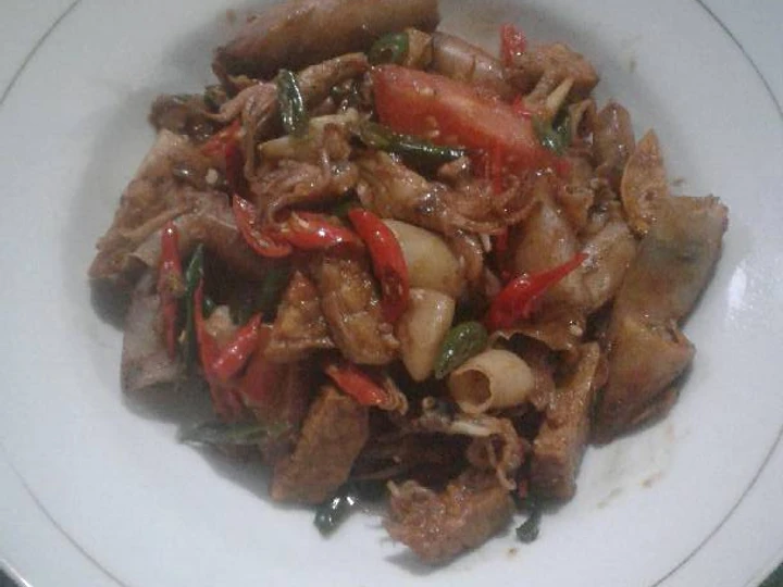 Cara Simple Membuat Resep  Tumis cumi asin yang Lezat Sekali, Bisa Manjain Lidah