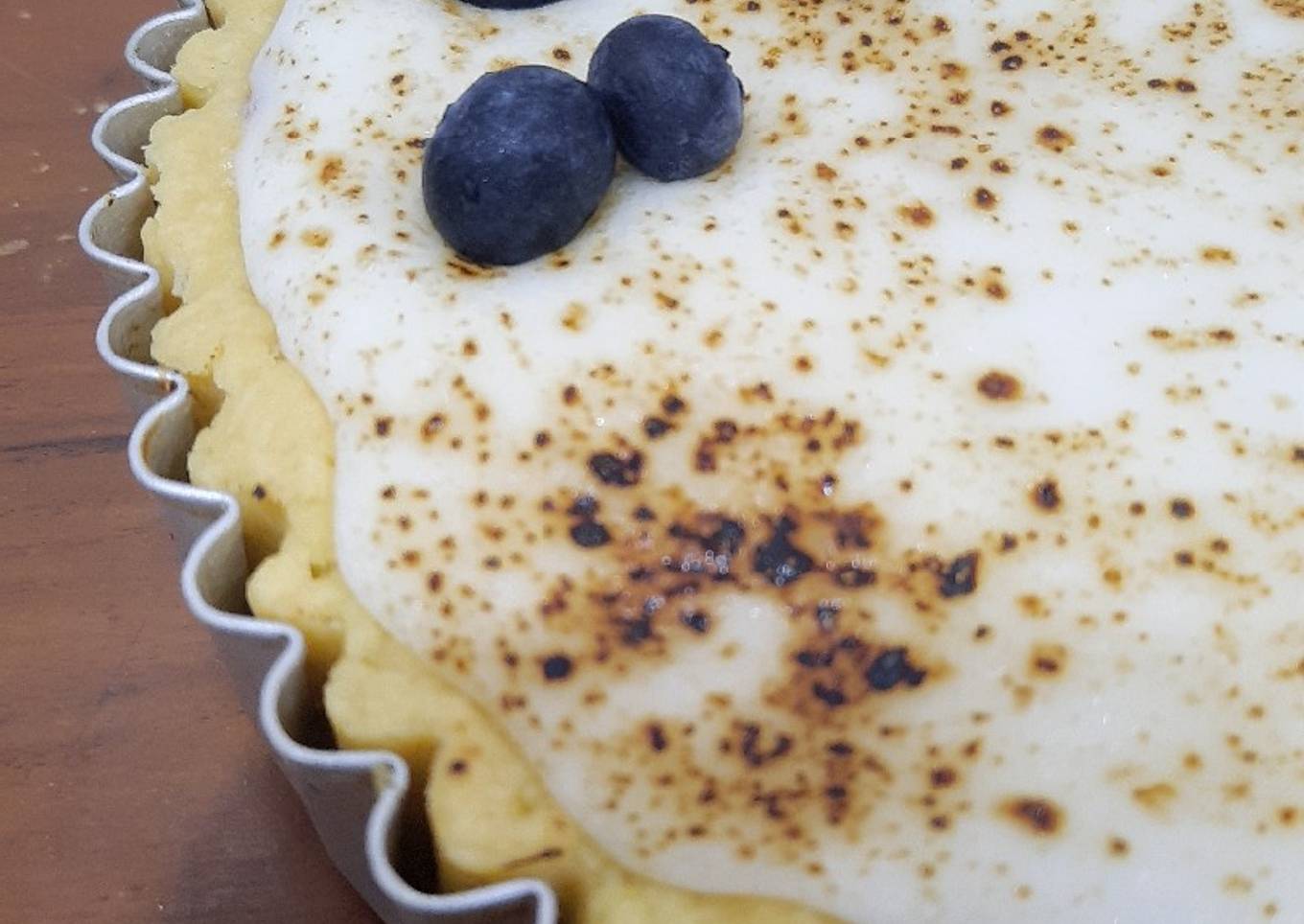 Blueberry cheese pie