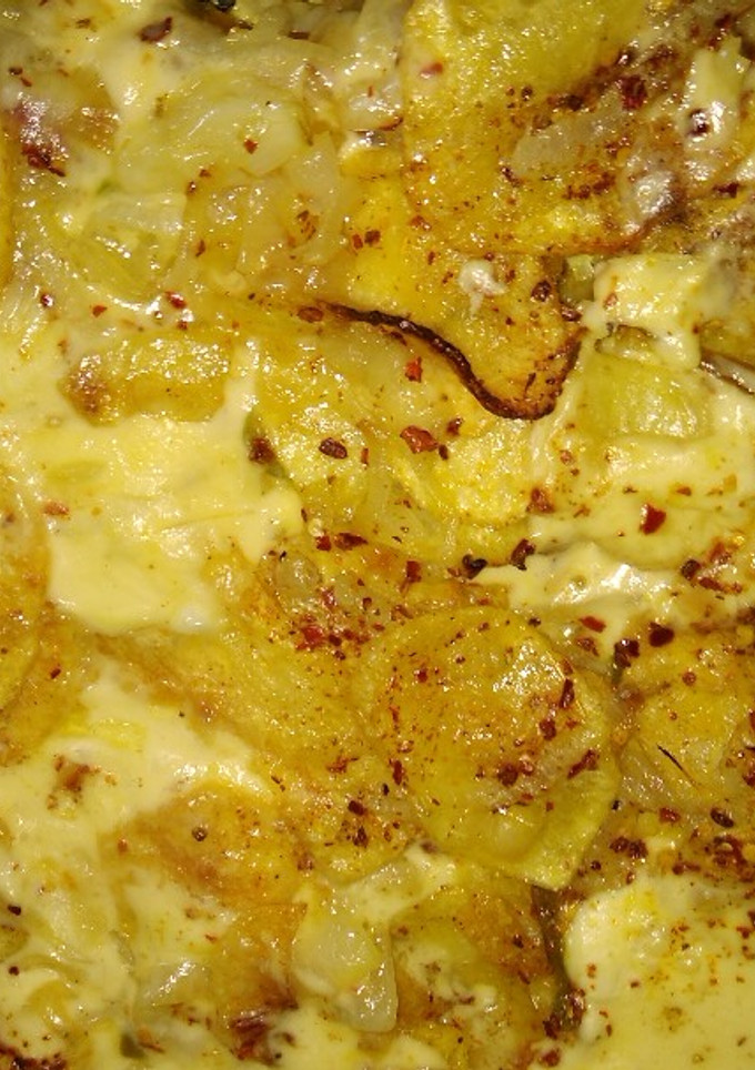Una foto de Mil hojas de papas