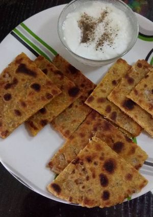 A picture of Oats paratha.