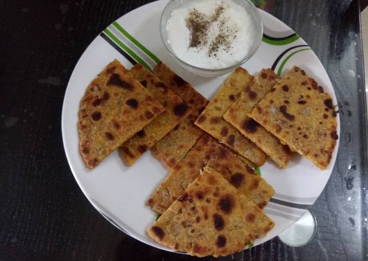 How to Blends Eating on a Dime Oats paratha