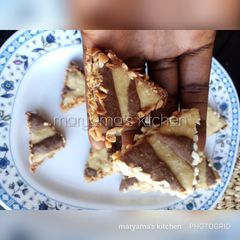 A picture of Coconut striped biscuit.