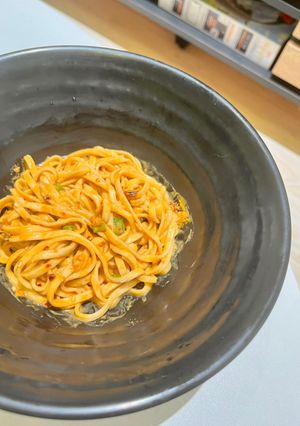 花生辣醬拌麵 的食譜成品照片