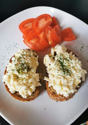 Diétás tojáskrém recept fotója