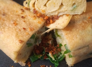 A picture of Rolled Omelette (Without The Tamagoyaki Pan).