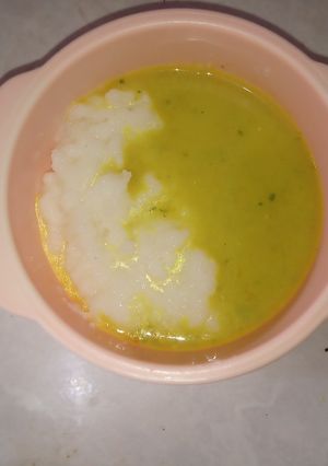Foto resep Mpasi Gio 6+ bubur soto ayam