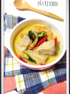 Foto resep Sayur lodeh gori & tahu bumbu iris