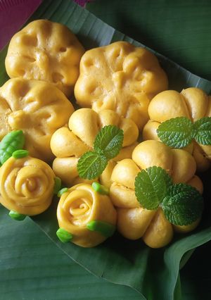 Foto resep Bakpao Labu